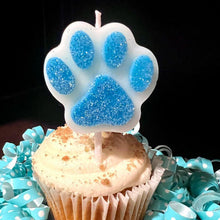 Load image into Gallery viewer, Dog Birthday Party  Paw  Candle