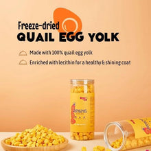 Load image into Gallery viewer, Arya Sit  Freeze Dried Quail Egg Yolk Bites