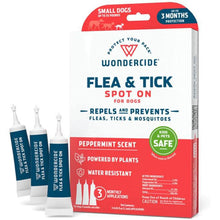 Load image into Gallery viewer, Wondercide Flea & Tick Spot On for Dogs - Peppermint