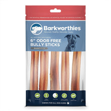 Load image into Gallery viewer, Barkworthies Bully 6&quot; 5Pack Odor Free