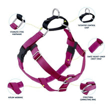 Load image into Gallery viewer, 2 Hound Design Freedom Harness Raspberry