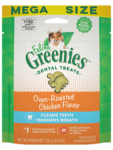 Greenies Feline Dental Chicken treat 4.6 oz