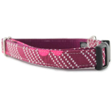 Load image into Gallery viewer, Raspberry Splash Dog Collar