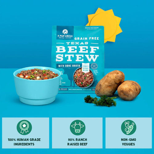 A Pup Above Texas Beef Stew