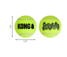 Load image into Gallery viewer, Kong Air Squeaker Ball 3pack XSM