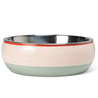 Speckled multi stripe medium bowl