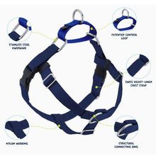 Load image into Gallery viewer, 2 Hound Design Freedom Harness Navy