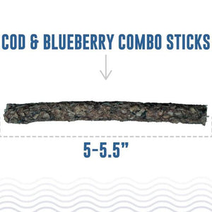 icelandic Cod & Blueberry Combo Sticks 2oz