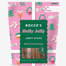 Load image into Gallery viewer, Bocce&#39;s Holly Jolly Jerky Sticks 4 oz