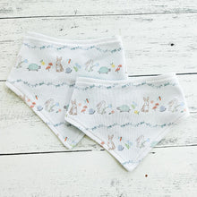 Load image into Gallery viewer, Pima Cotton Snap on bandana Bunny