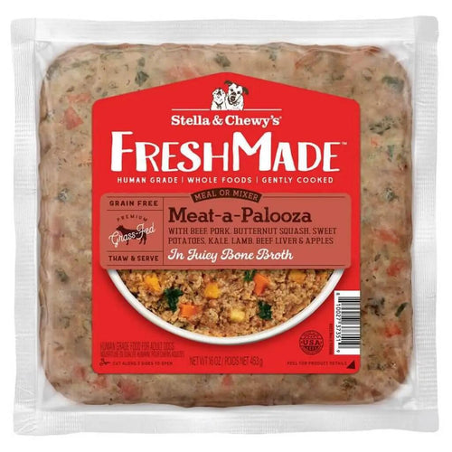 Stella & Chewy's FreshMade Meat-a-Palooza Gently Cooked Dog Food 16oz
