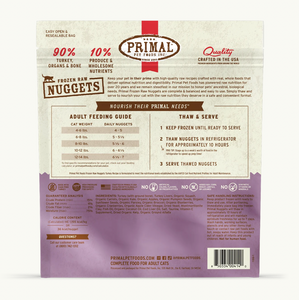 Primal Feline Frozen Turkey 3lbs