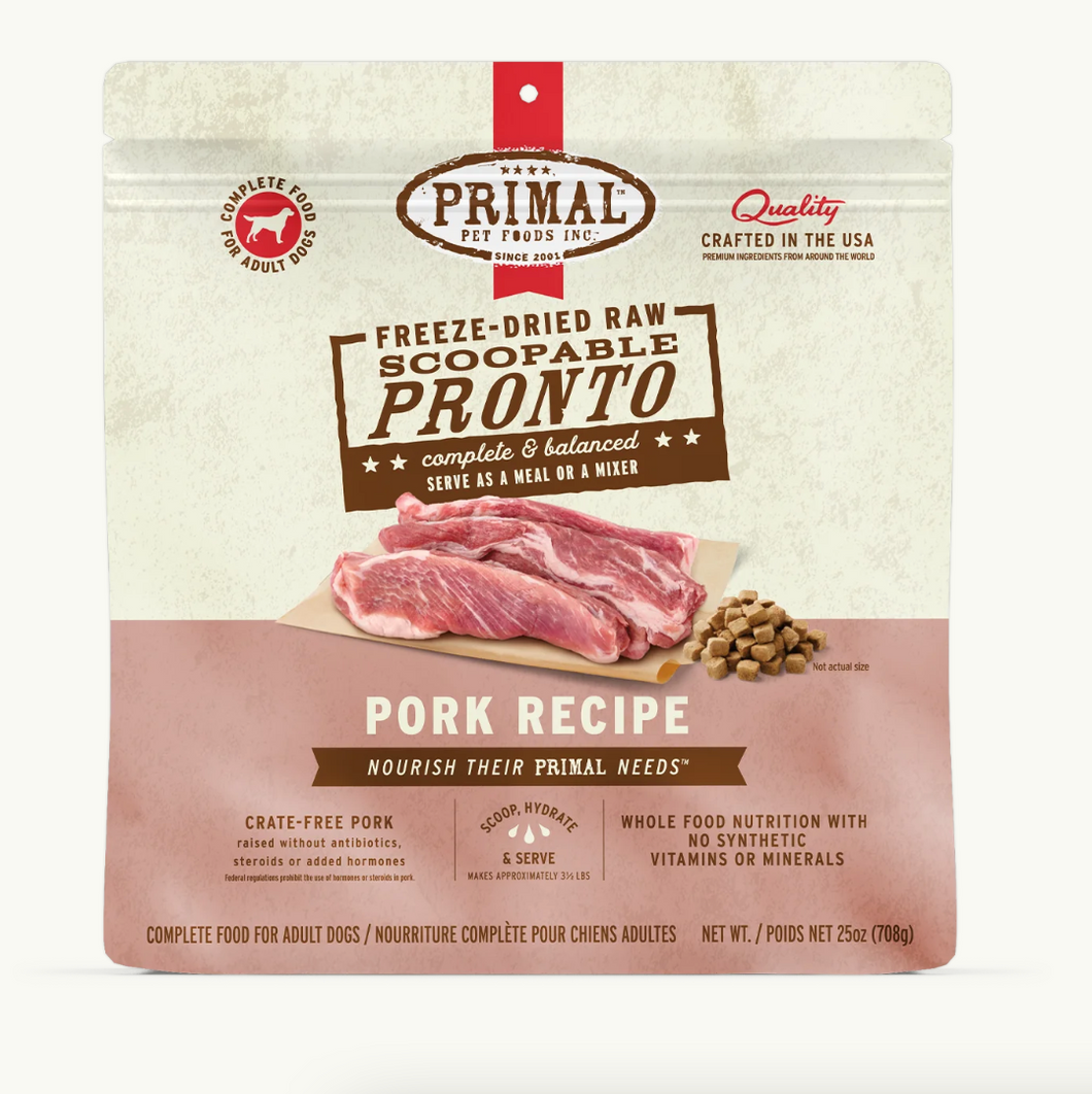 Primal Pronto Dog Freeze-Dried Pork