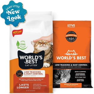 World's Best Cat Low tracking unscented 8lbs, 14lbs, 28lbs