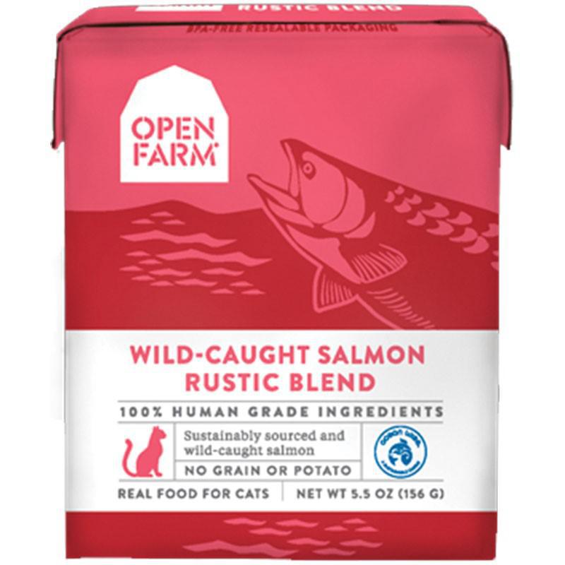 Open Farm GF Wild-Caught Salmon Rustic Blend  5.5oz