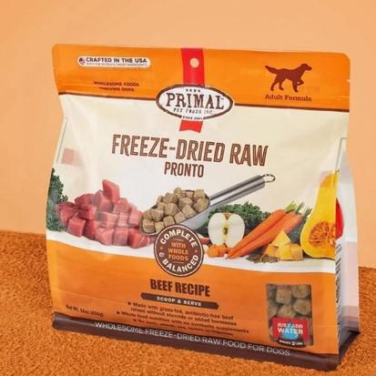 Primal Pronto  Dog Freeze-Dried Beef 16oz.