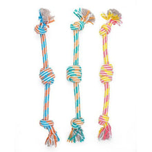 Load image into Gallery viewer, Thoozypet 3-Knot Rope Dog Toy 16"