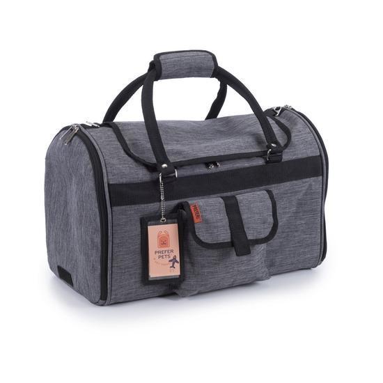 Prefer Pets Hideaway Duffel Grey