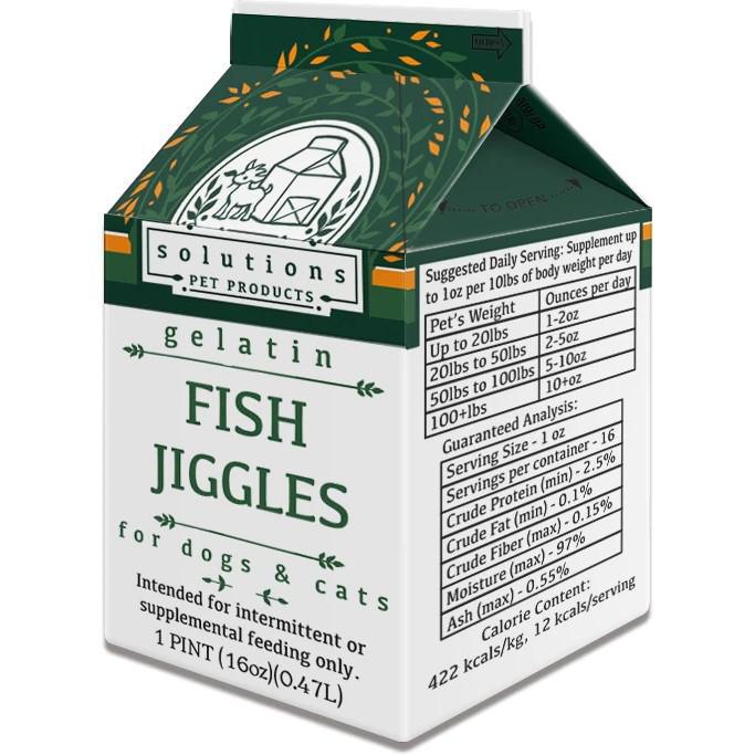 Solutions  Gelatin  Jiggles 16oz Frozen Fish