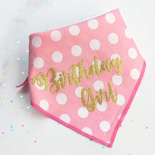 Load image into Gallery viewer, Birthday Girl Bandana