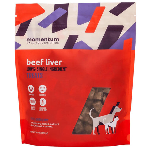 Momentum Beef Liver Treats 4oz