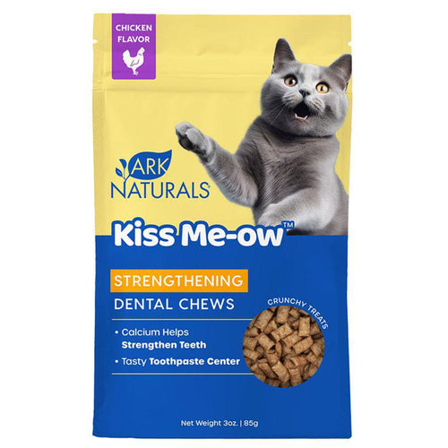 Ark Naturals Kiss Me-Ow Strengthening Chicken Dental Chews