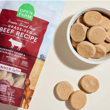 Load image into Gallery viewer, Open Farm  Grass-Fed Beef Freeze Dried Raw Patties