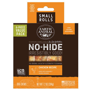 Earth animal dog No hide chicken small value 6 pack
