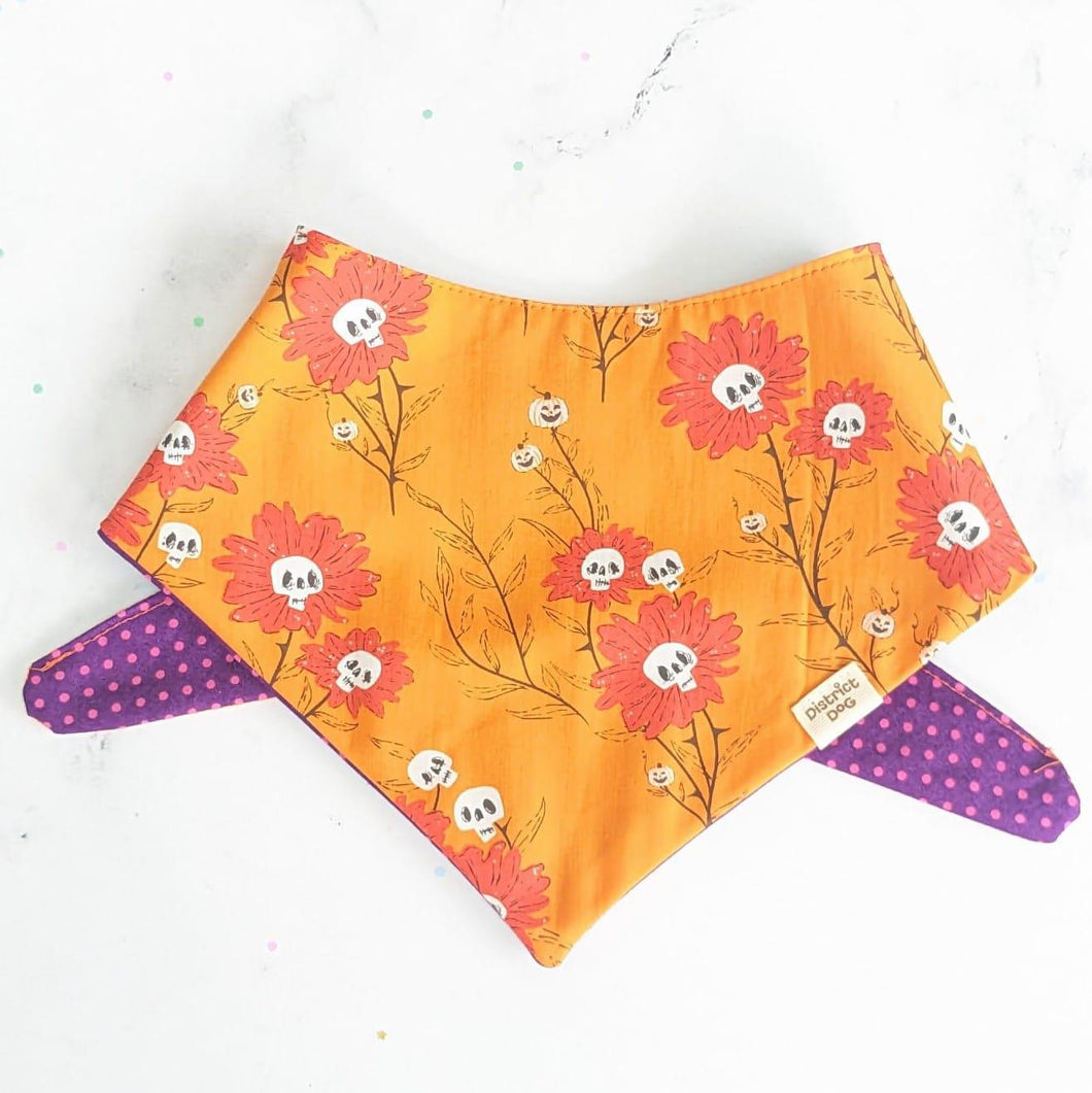 Spooky reversible bandana