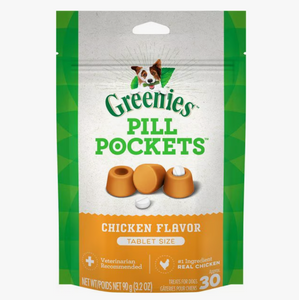 Greenies Pill Pocket Chicken Cat 1.6oz