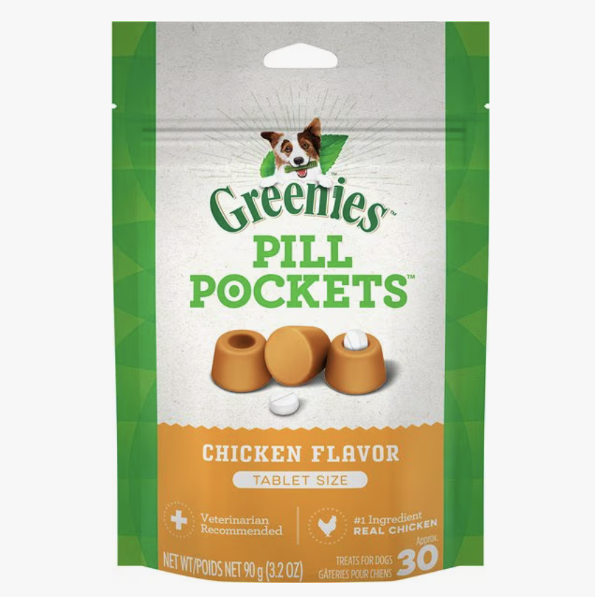 Greenies Pill Pocket Chicken Cat 1.6oz