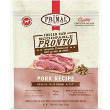 Load image into Gallery viewer, Primal canine frozen Pronto Pork 4lb