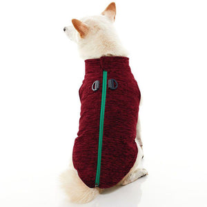Zip up fleece wash Fuchsia