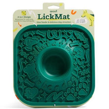 Load image into Gallery viewer, Woof  dog Lickmat green