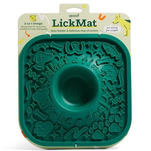 Woof  dog Lickmat green
