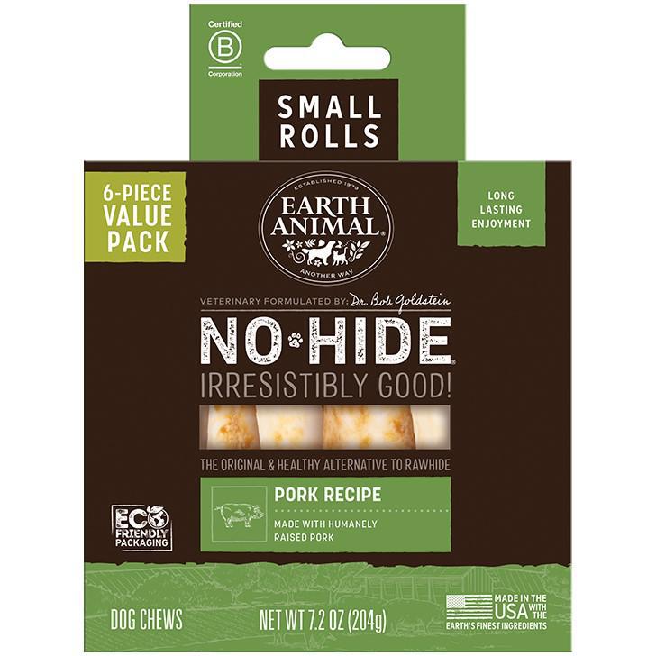 Earth animal dog No hide pork small value 6 pack