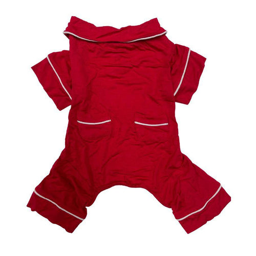 Red Modal Valentine's Day dog Pajamas Copy