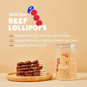 Arya Dental Chew Beef Lollipops