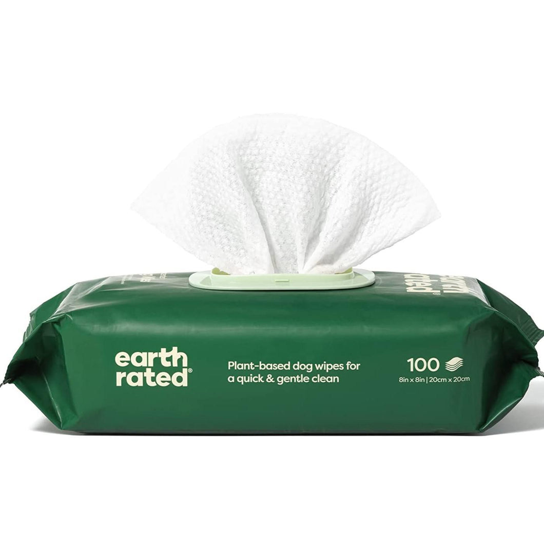 Earth Rated Grooming wipes unscented 100ct