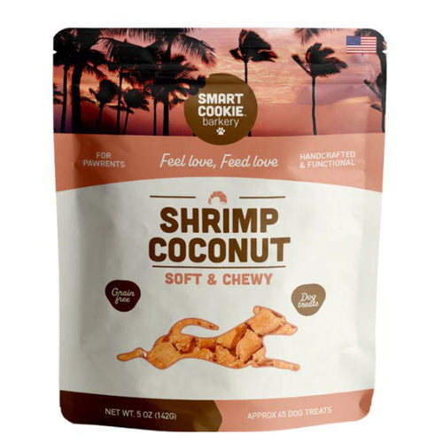 Smart Cookie shrimp & coconut Soft & Chewy Dog Treats 5 Oz