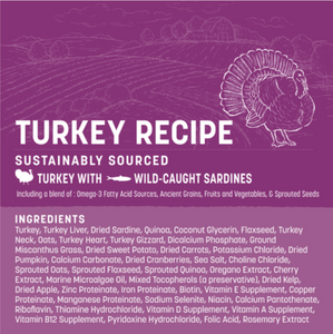 Earth animal air dried Turkey Recipe 2lb
