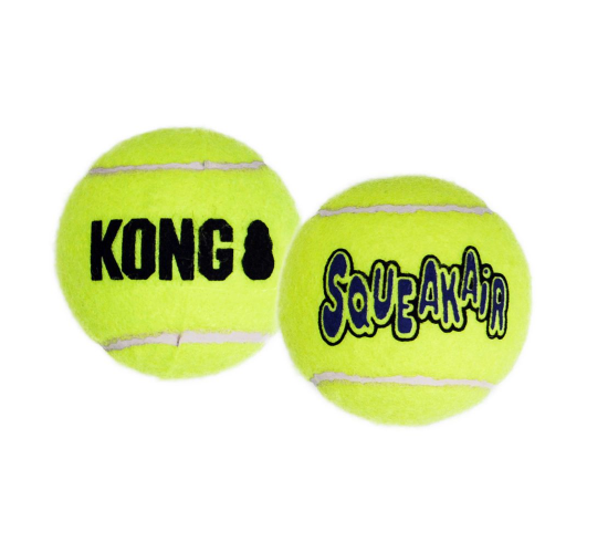 Kong Air Squeaker Ball 2pack Large