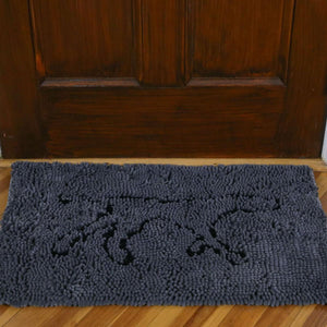 Tall Tails Wet Paws Absorbent Dog Mat Charcoal