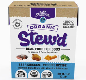 Mama Shawna dog stew'dog  GF organic