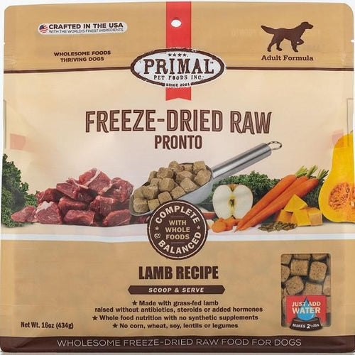 Primal Pronto freeze dried Lamb