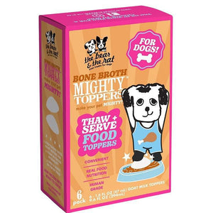 Bear and Rat Frozen Topper Bone broth 6 pack