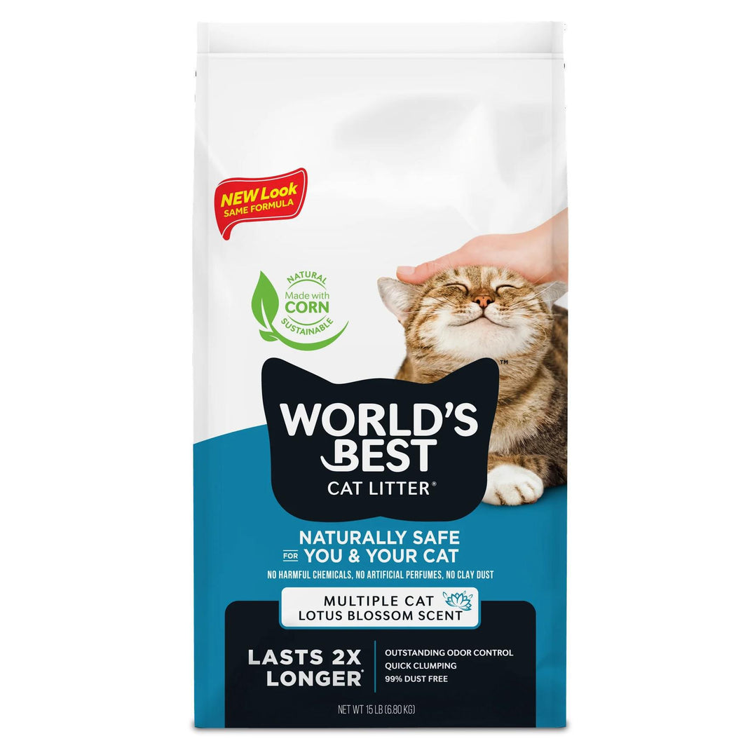 World's Best Cat Multiple Cat Lotus 14lbs, 28lbs