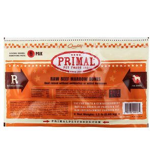 Primal 6PAK  2'' Beef marrow bones