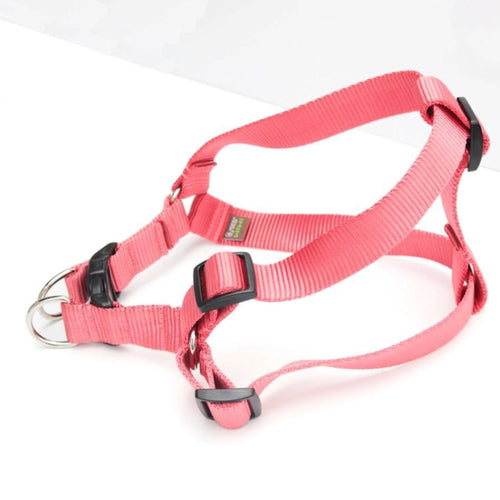 Mimi Green Nylon Webbing Harness  strawberry