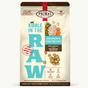 Primal Kibble in the Raw Feline Chicken & Fish 1.5lbs